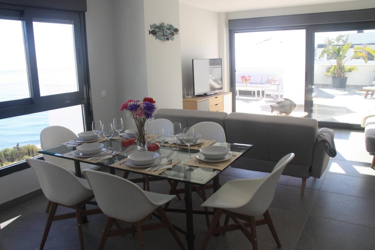 Sunny Penthouse Beach Apartment With Panoramic Views Almunecar Luaran gambar