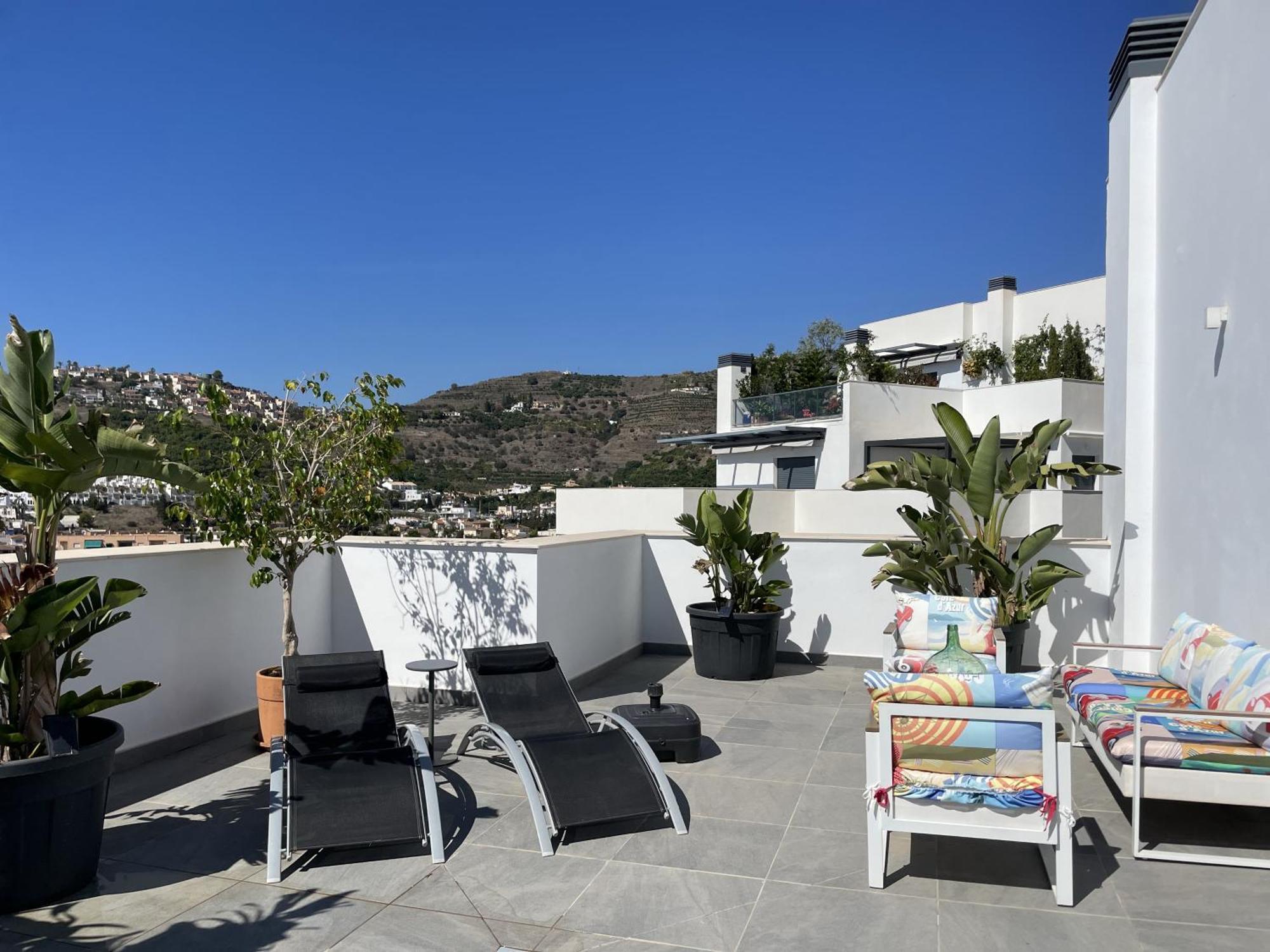 Sunny Penthouse Beach Apartment With Panoramic Views Almunecar Luaran gambar