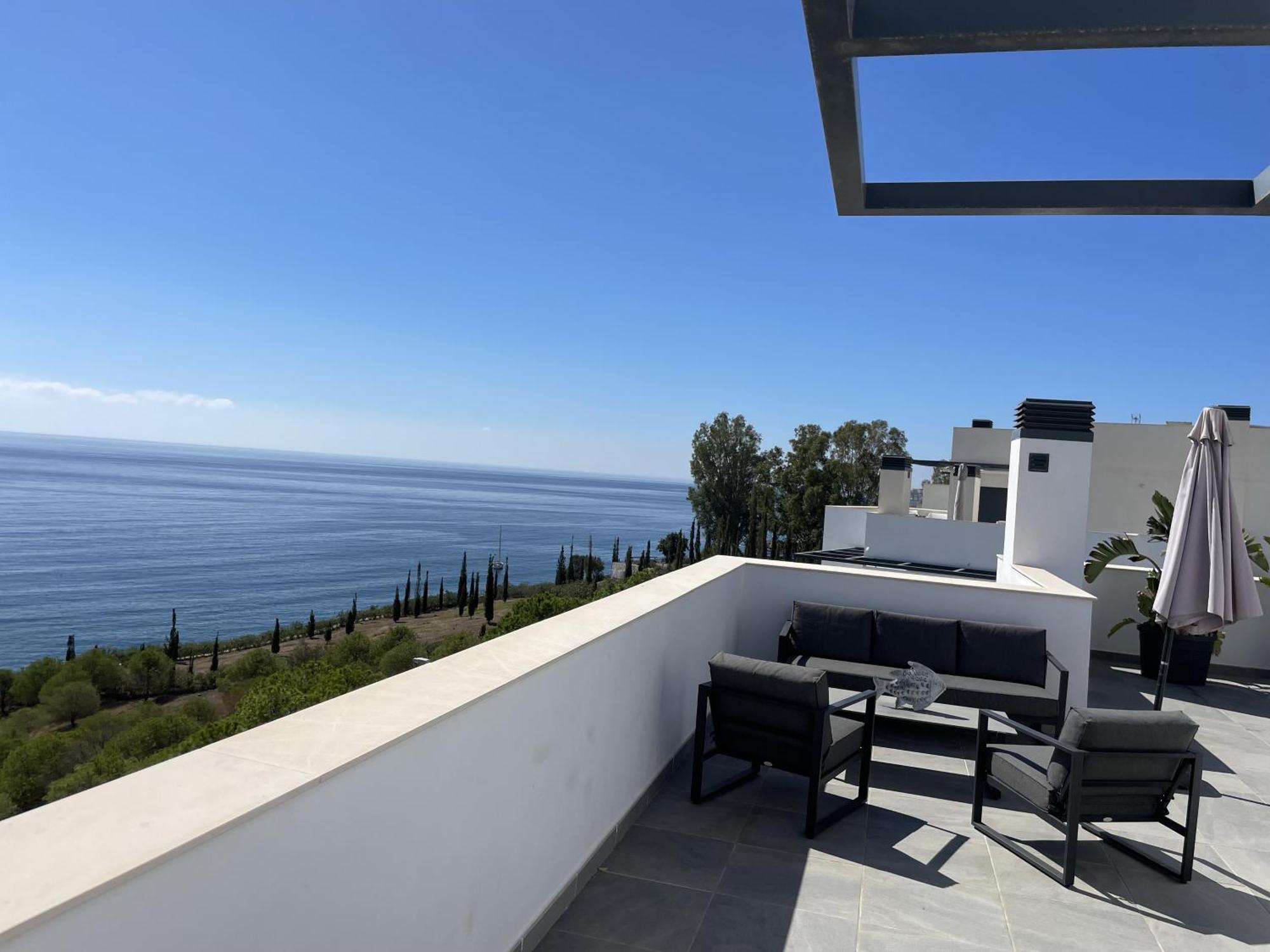 Sunny Penthouse Beach Apartment With Panoramic Views Almunecar Luaran gambar